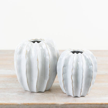 White Pod Vase