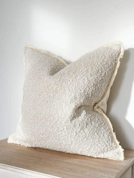Sofia Bouclé Cushion - Cream (45x45cm)