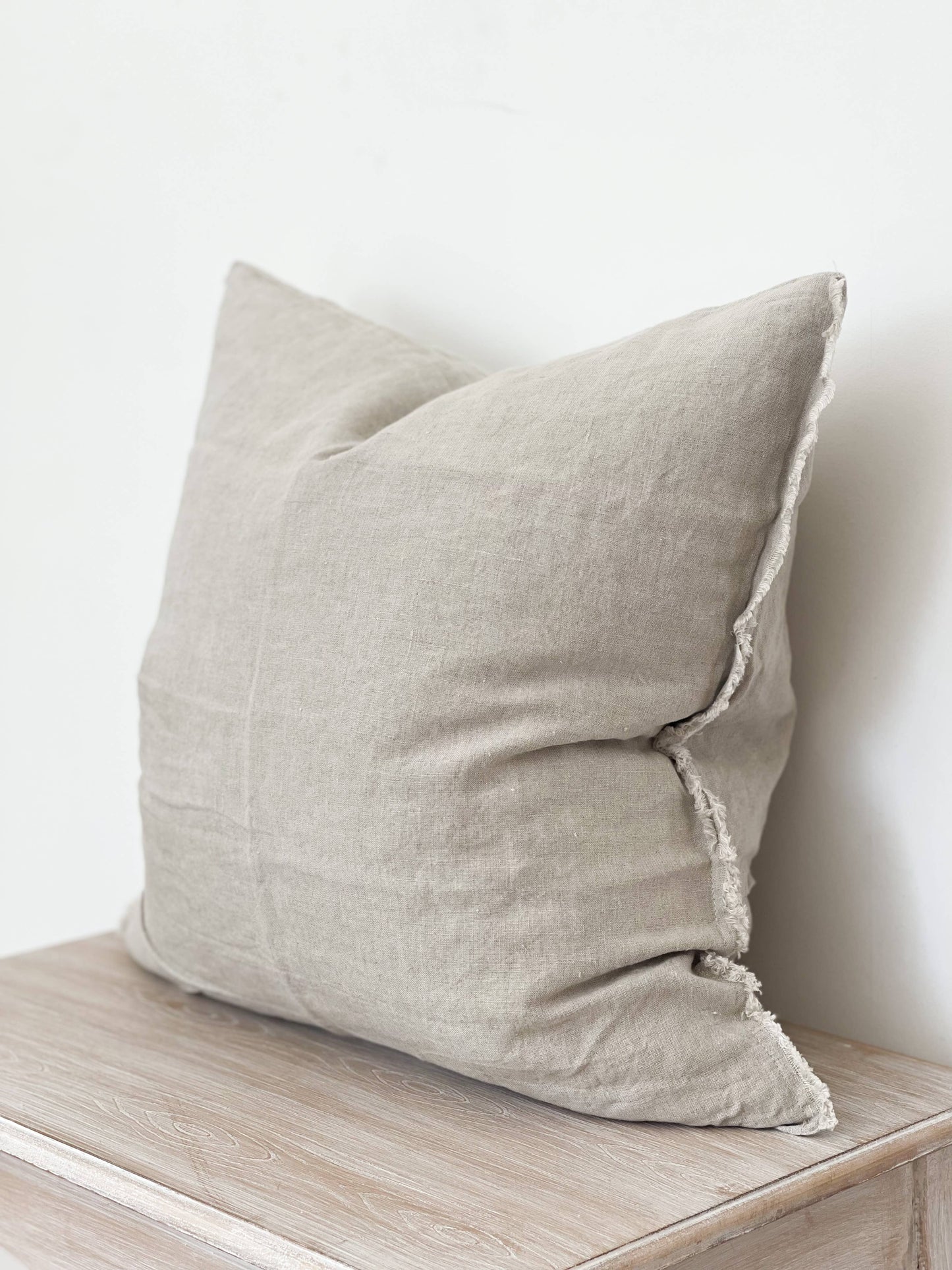 Esmee Linen Cushion – Natural (45×45cm)